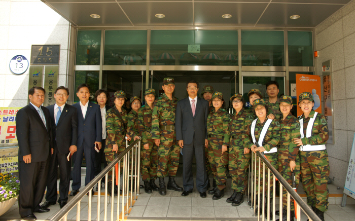 용문동 지상협동훈련 참석