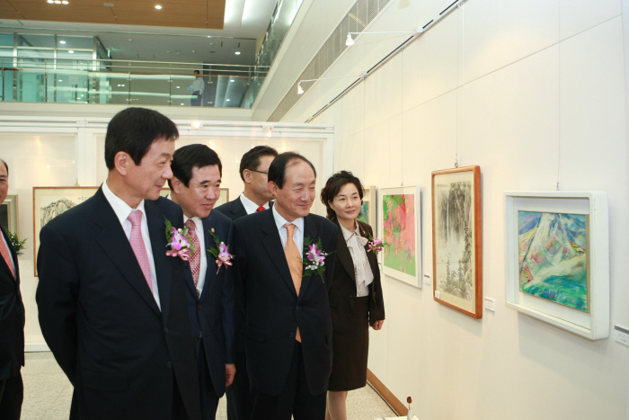 용산국제미술제 개막식 참석