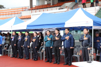 제38회 용산구청장기 국민생활체육 축구대회 참석