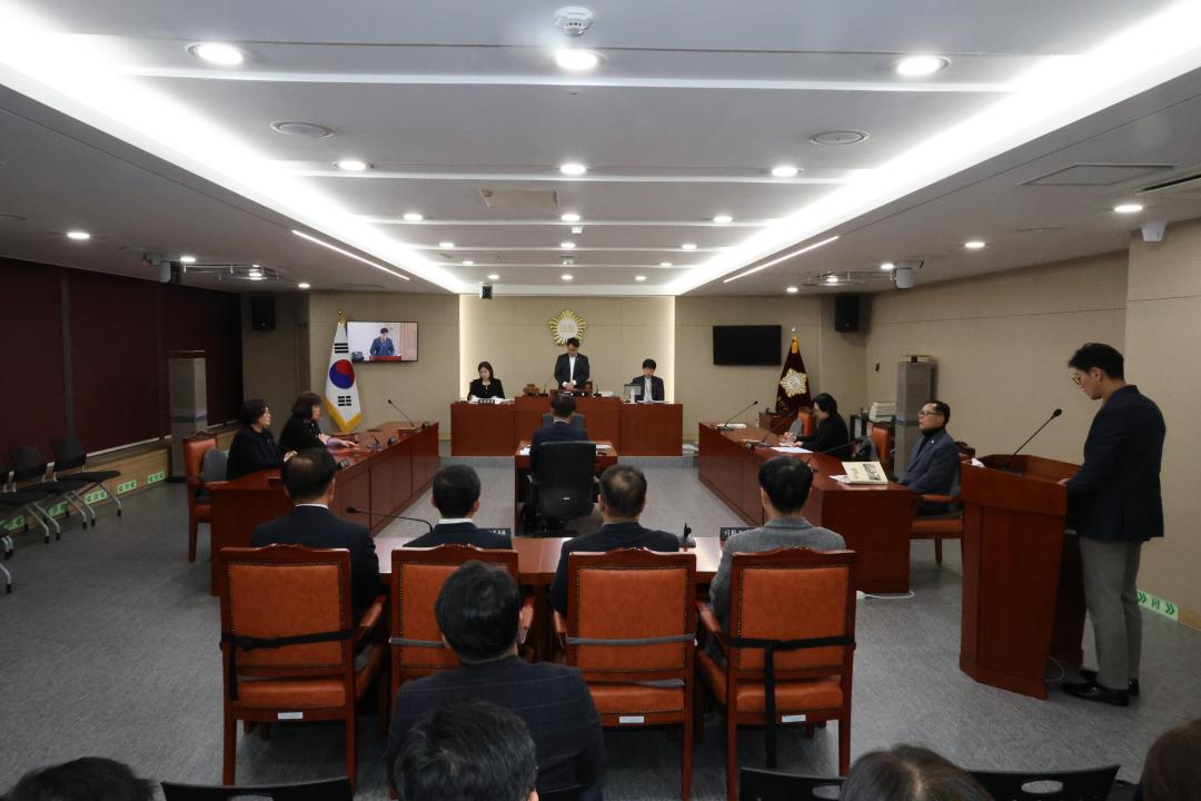 용산구의회, 제302회 제2차 정례회 행정사무감사 행정건설위원회 강평 및 종료선언