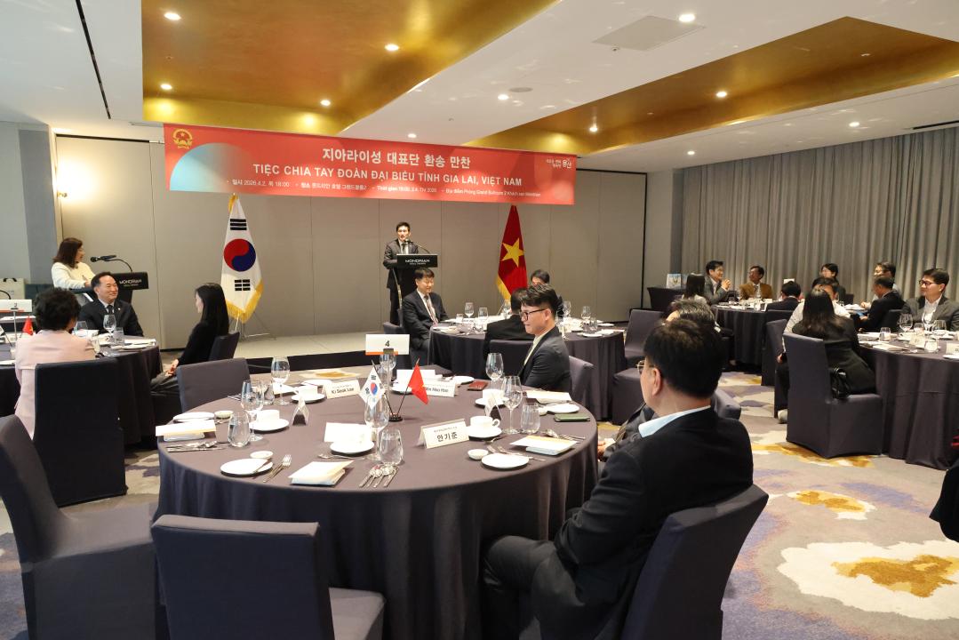 용산구의회, 용산구-지아라이성 환송만찬회 참석