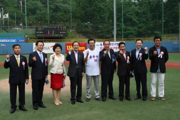 용산구청장기 리틀야구대회 참석