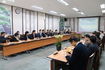 용산구의회 용산경찰서 치안간담회 개최