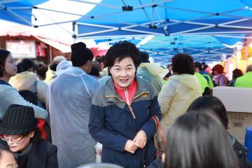 제2회 우리동네 김장축제 참석(용문시장)