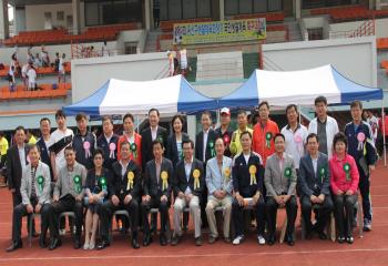 용산구생활체육회장기 축구대회 참석