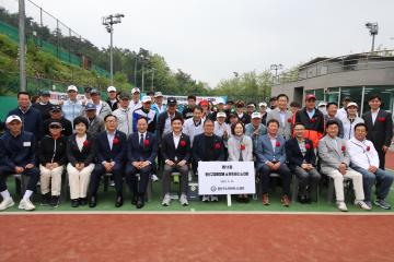 용산구의회, 제2회 용산구협회장배 소프트 테니스대회 참석