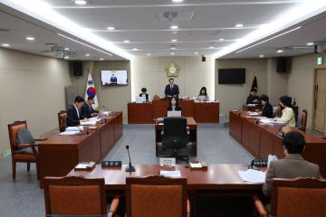 용산구의회, 제301회 임시회 복지도시위원회 회의